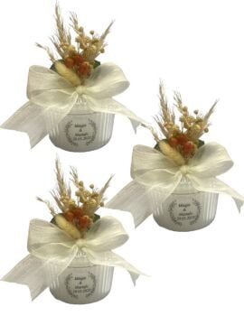 Mumlu Tırtıklı Kutu Hediyellik-20 Adet