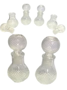 Kristal Yuvarlak cam şişe(50cc)