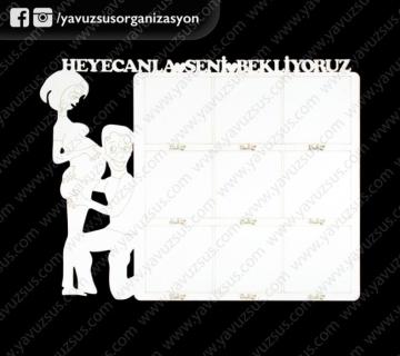 Ahşap Son 9 Ay Takvimi