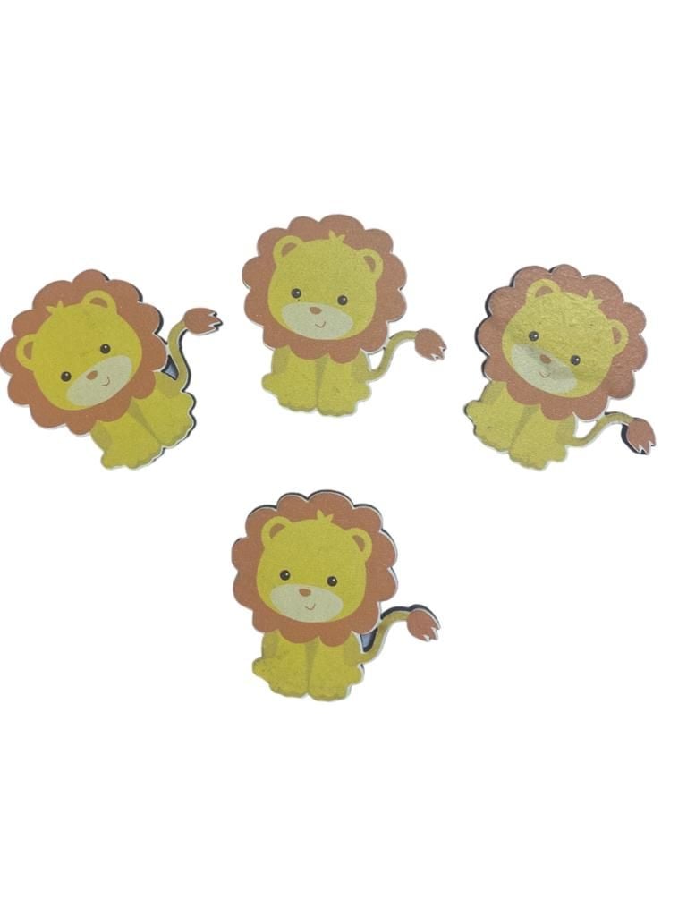 Ahşap Üzeri Uv Baskı Küçük Arslan Figür& obje