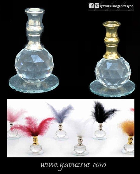 Kristal Toplu Tüylük(8cm)