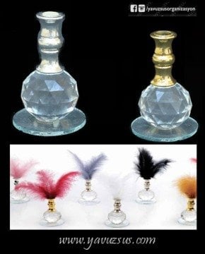 Kristal Toplu Tüylük(8cm)