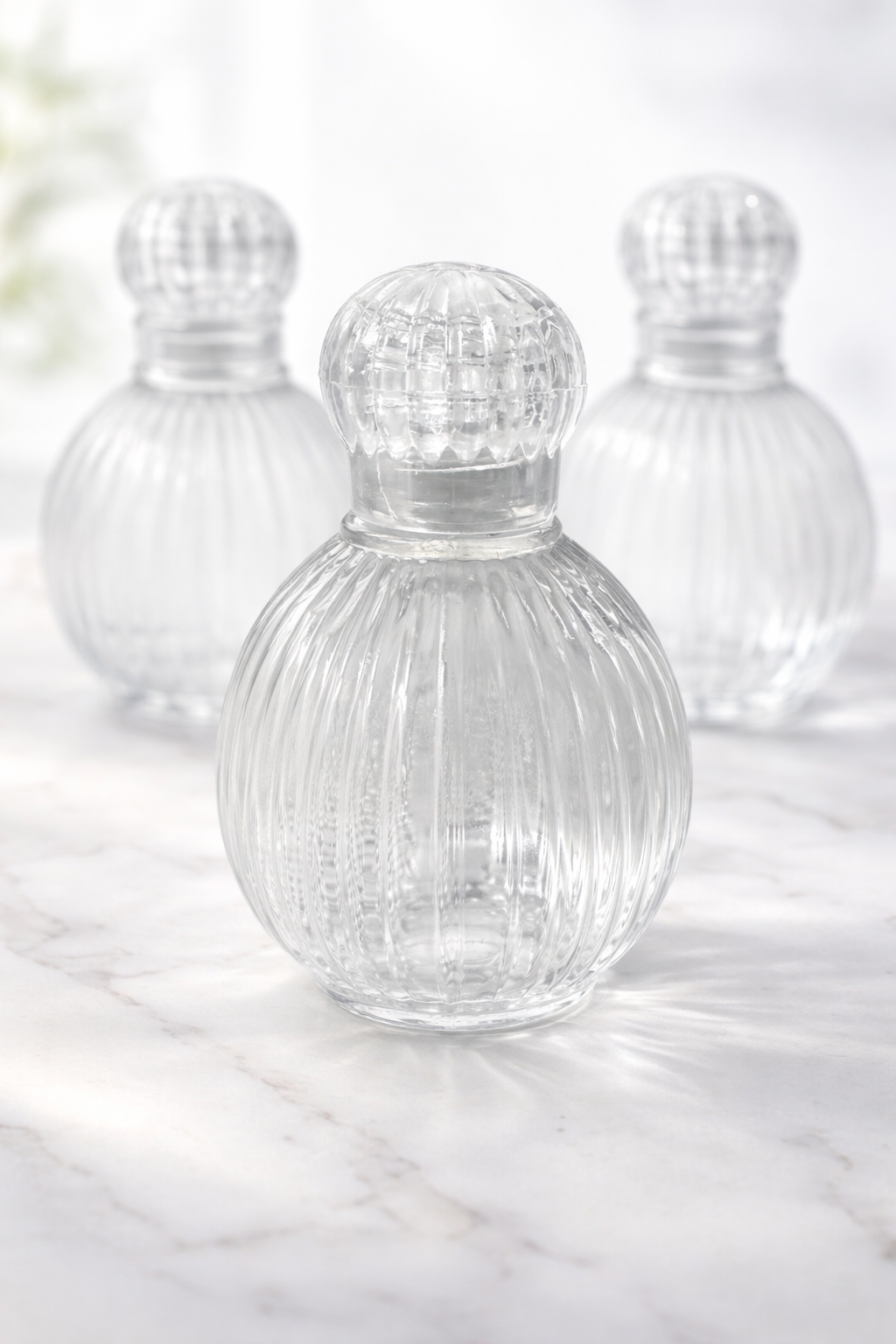 Pvc tırtıklı tombik Şişe(50cc)