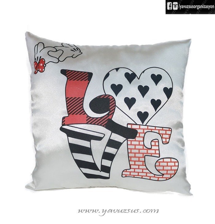 Sevgililer Günü LOVE Yastık(40cm)