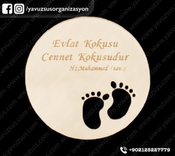 Ayaklı yuvarlak süs 6cm ALTIN
