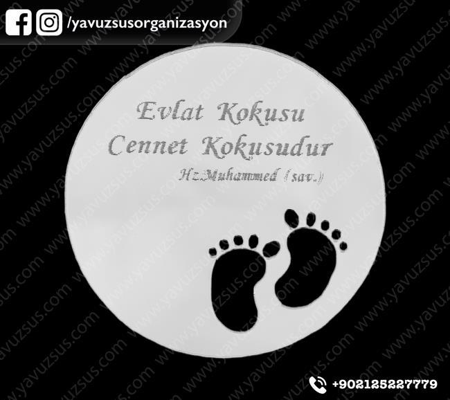 Ayaklı yuvarlak süs 6cm GUMUS