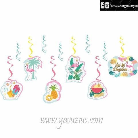 Flamingo Tavan Sarkıt Süs