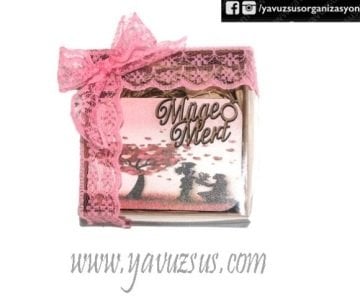 Mıknatıslı Uv Baskılı Ahşap isimli Nik.Şek.(20 ad)