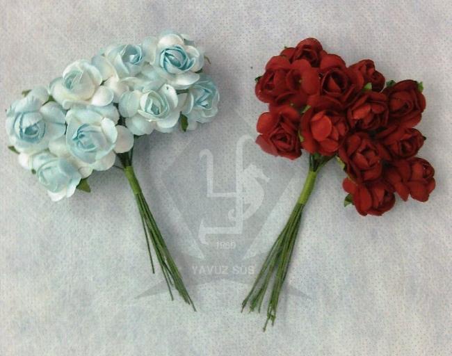 KAĞIT GÜL ORTA BOY MOR