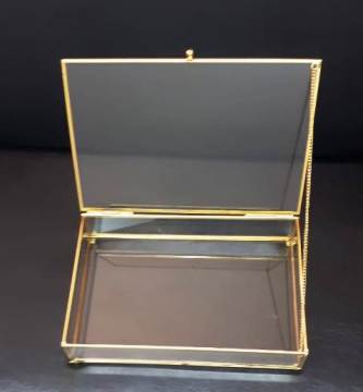 30*20 Büyük kapaklı metal kutu( cam kapaklı kutu )