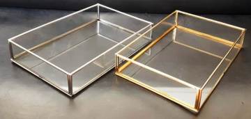 Metal cam  tepsi(30*20cm)