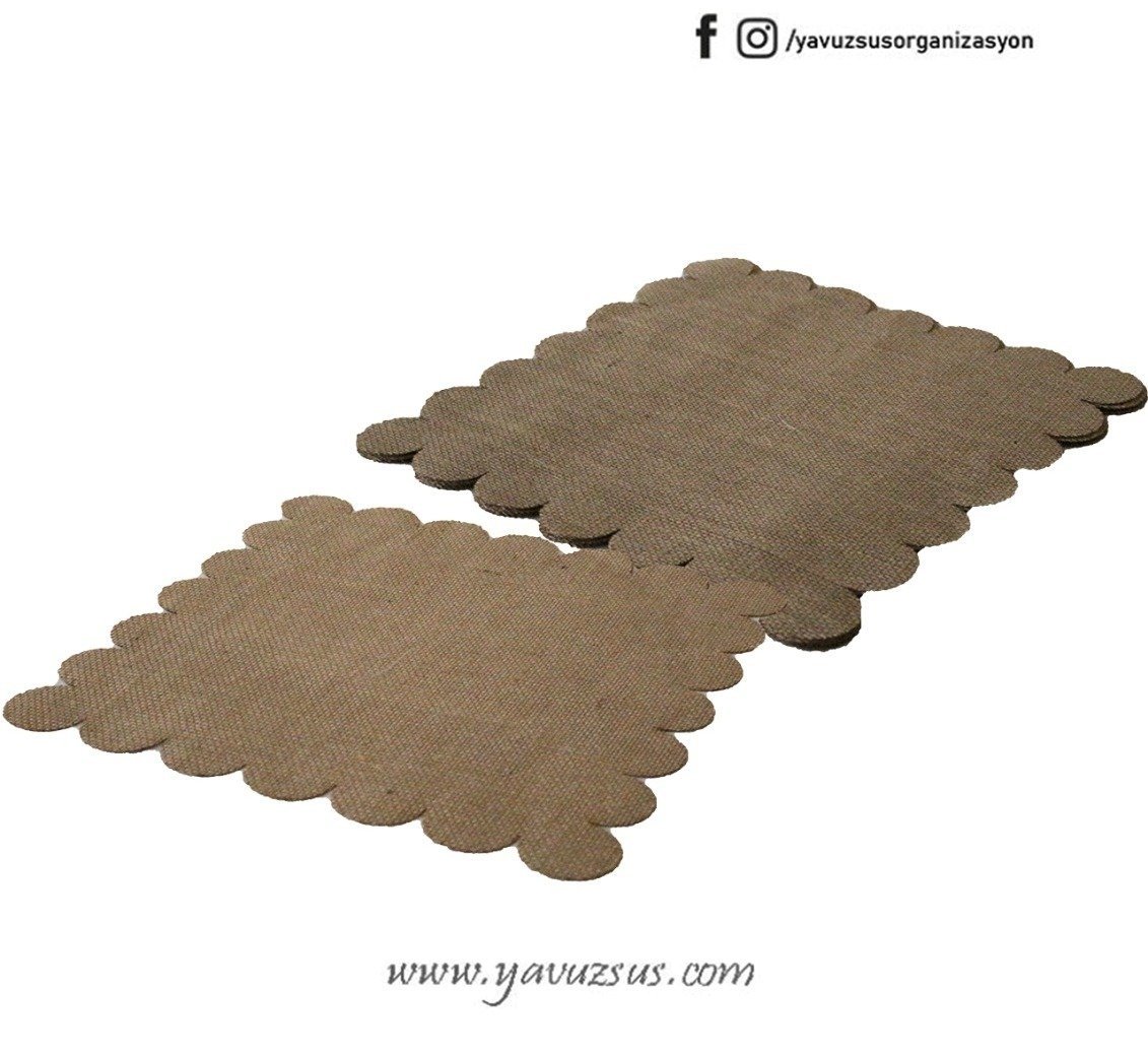 Kanaviçe 6 lı Kare Supla(1 Takım)