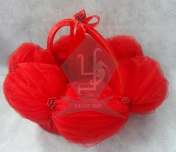 BOGUMLU KINA SEPETI BEYAZ