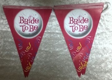 Bride To Be  kağıt flama