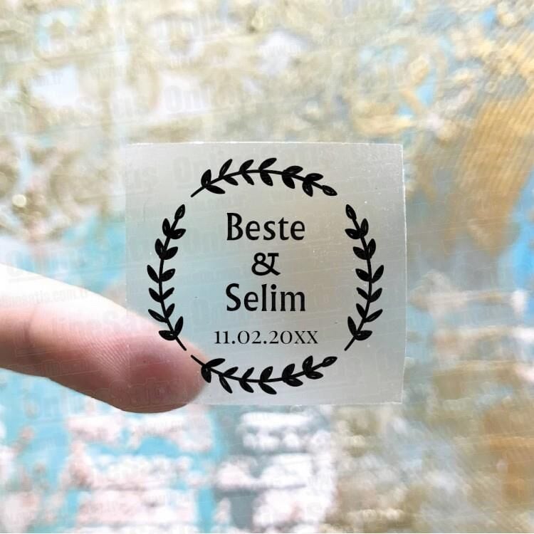 Şeffaf Etiket (54 Adet)