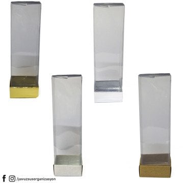 5x5x16 cm Asetat Kapaklı Kutu (25 adet)