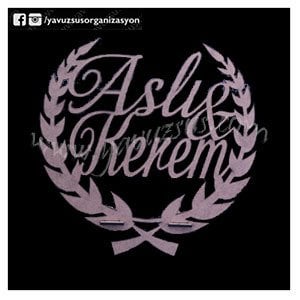 Zeytindalı modeli kraft rengi isimlik