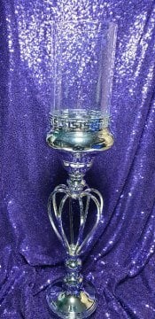 Büyük Metal kral şamdan(77,5cm)