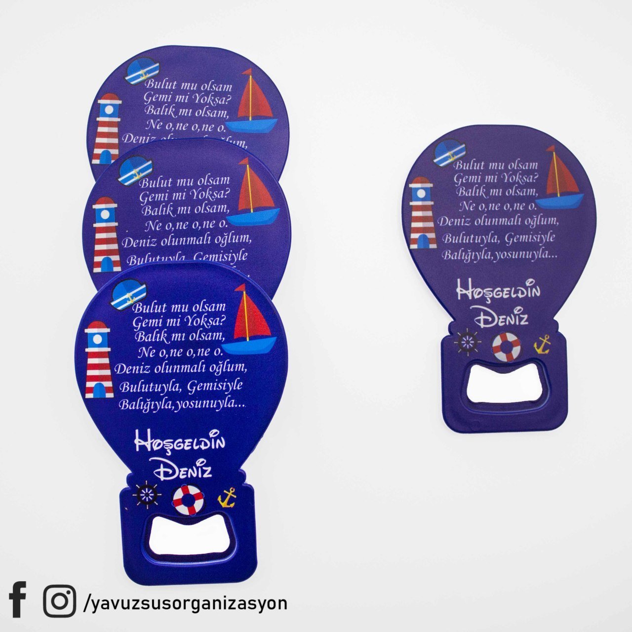 UV Baskılı Doğum Günü Magnet Balon Açacak (11x7cm)