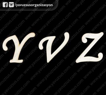 4cm ahşap harf (20ad)