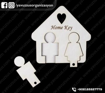 Home Key kapı süsü (14x13,5)
