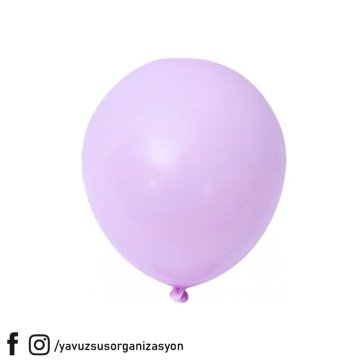 12 inç Makaron Balon Jumbo Balon (100 lü) LILA