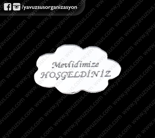 1mm etiket bulut süs (3x2) GUMUS