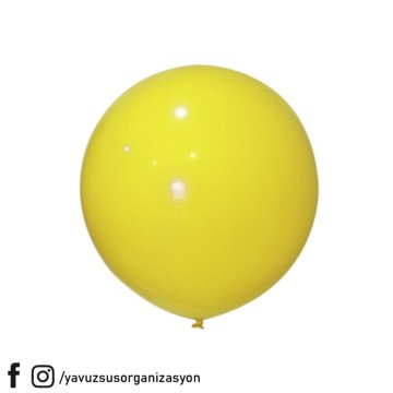 24 inç Makaron Balon Jumbo Balon (3 lü) SARI
