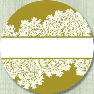Nikah Yuvarlak etiket 1 Sayfa(54 adet)