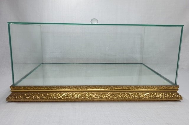 Kapaklı Ahşap hazneli BÜYÜK cam sandık(55*35*20 )