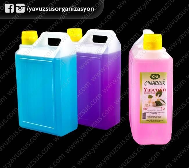 Kiraz çiçeği kokulu kolonya (1 lt ) PEMBE